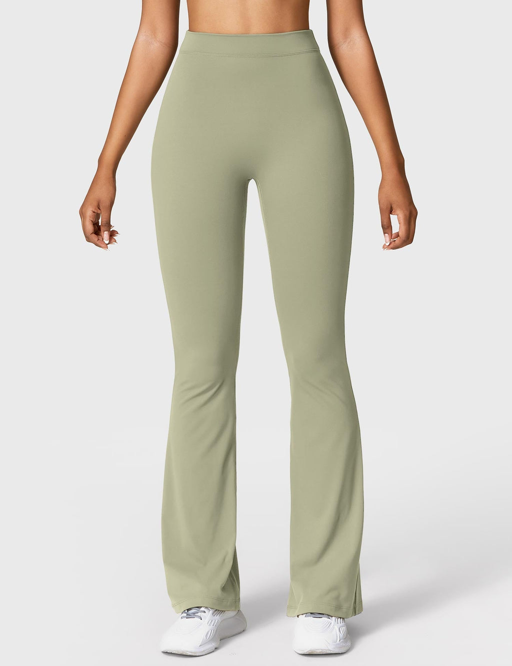 Women's High Waist Scrunch Leggings – Flared Seamless Yoga Leggings