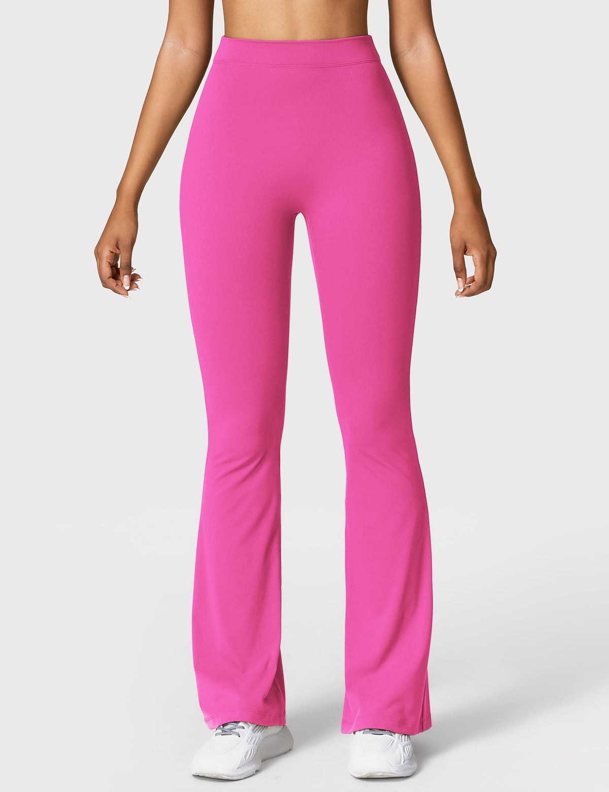 Women's High Waist Scrunch Leggings – Flared Seamless Yoga Leggings
