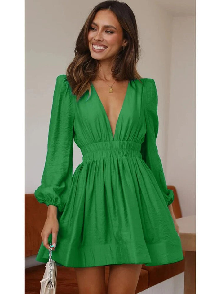 Women's Fitted Day Dress – Modern Tailored Mini Occasion Dress