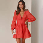 Women's Fitted Day Dress – Modern Tailored Mini Occasion Dress