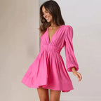 Women's Fitted Day Dress – Modern Tailored Mini Occasion Dress