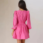 Women's Fitted Day Dress – Modern Tailored Mini Occasion Dress
