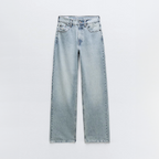 Women's Distressed Jeans – Vintage Straight Leg Jeans