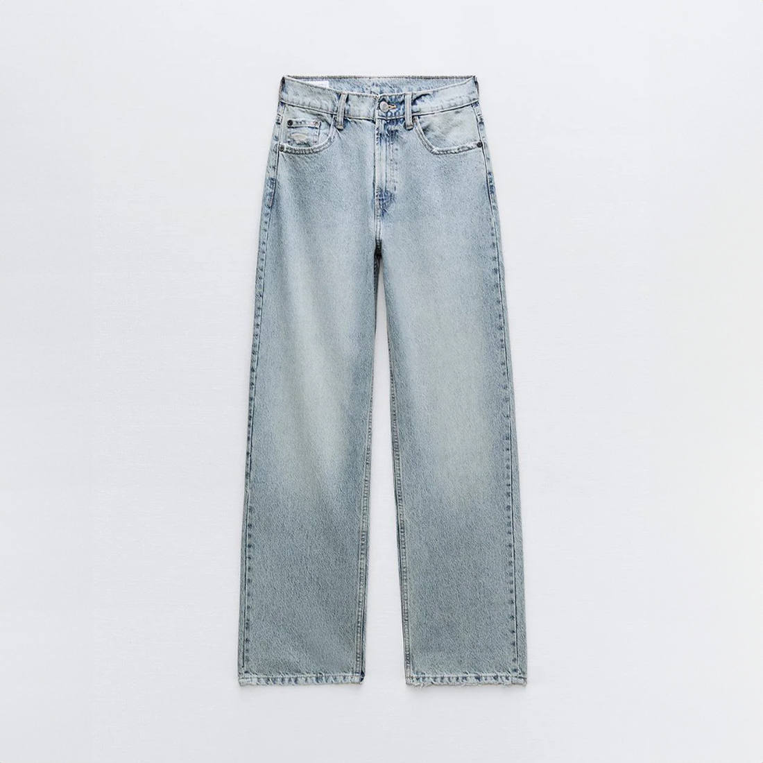 Women's Distressed Jeans – Vintage Straight Leg Jeans